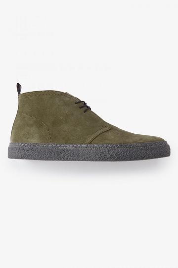 Olive Fred Perry Hawley Men's Shoes | PH 1132WNBY